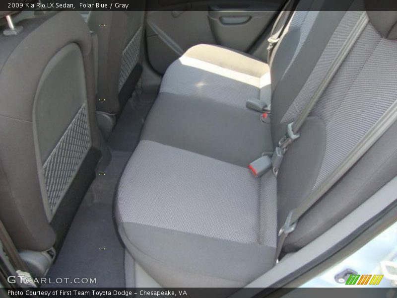 Polar Blue / Gray 2009 Kia Rio LX Sedan