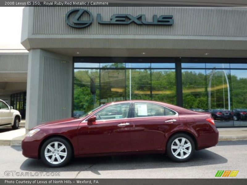 Royal Ruby Red Metallic / Cashmere 2008 Lexus ES 350