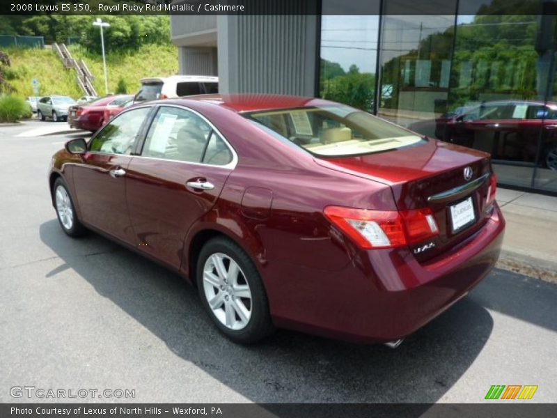Royal Ruby Red Metallic / Cashmere 2008 Lexus ES 350