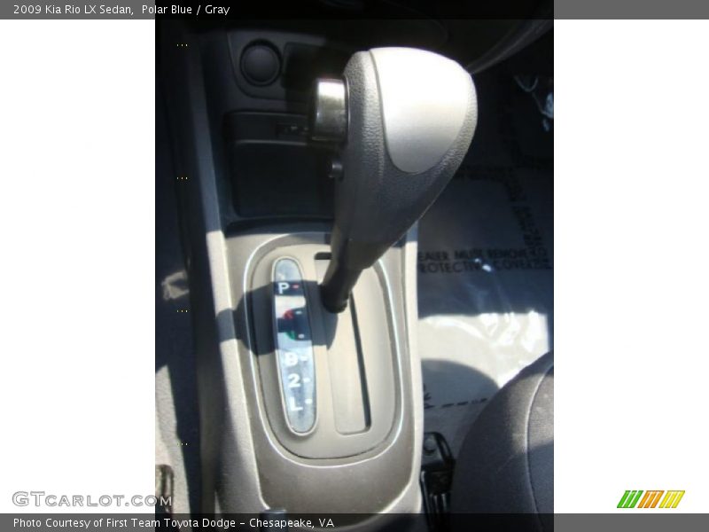 Polar Blue / Gray 2009 Kia Rio LX Sedan
