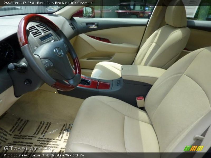 Royal Ruby Red Metallic / Cashmere 2008 Lexus ES 350
