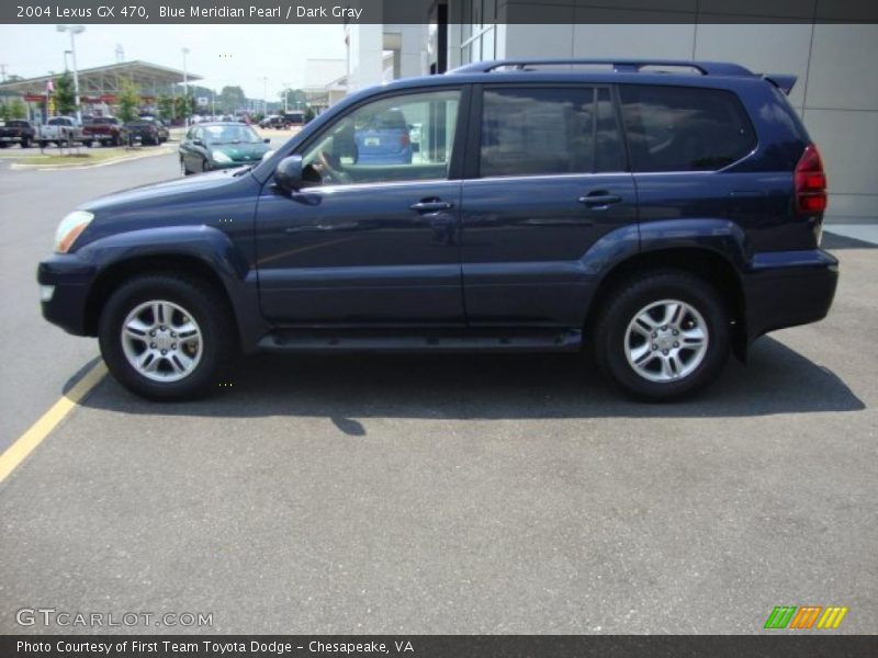 Blue Meridian Pearl / Dark Gray 2004 Lexus GX 470