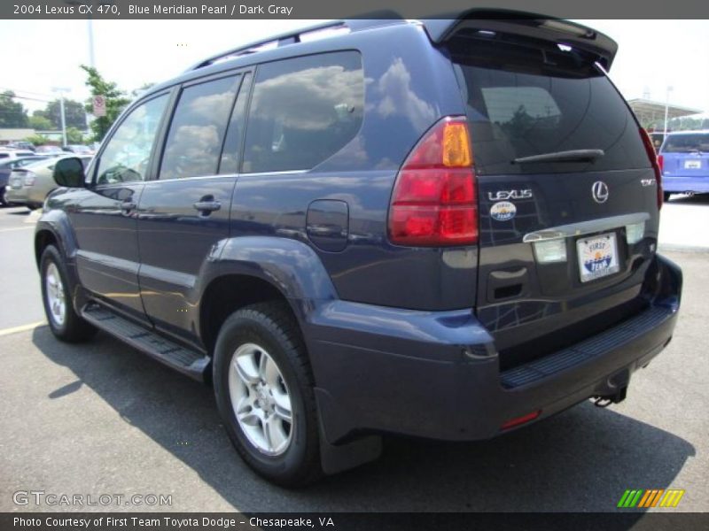 Blue Meridian Pearl / Dark Gray 2004 Lexus GX 470