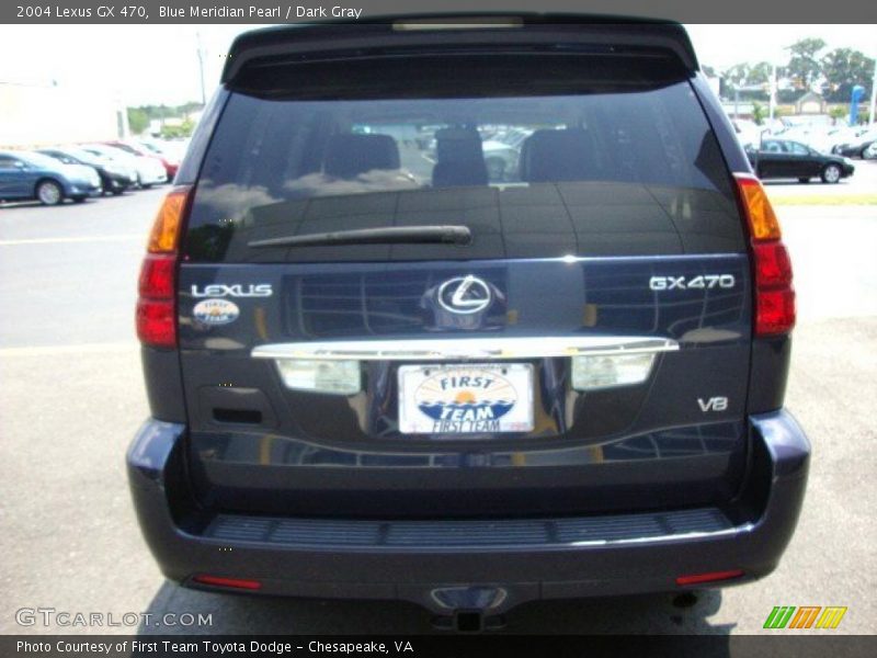 Blue Meridian Pearl / Dark Gray 2004 Lexus GX 470
