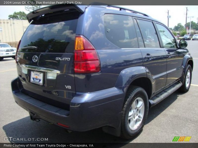 Blue Meridian Pearl / Dark Gray 2004 Lexus GX 470