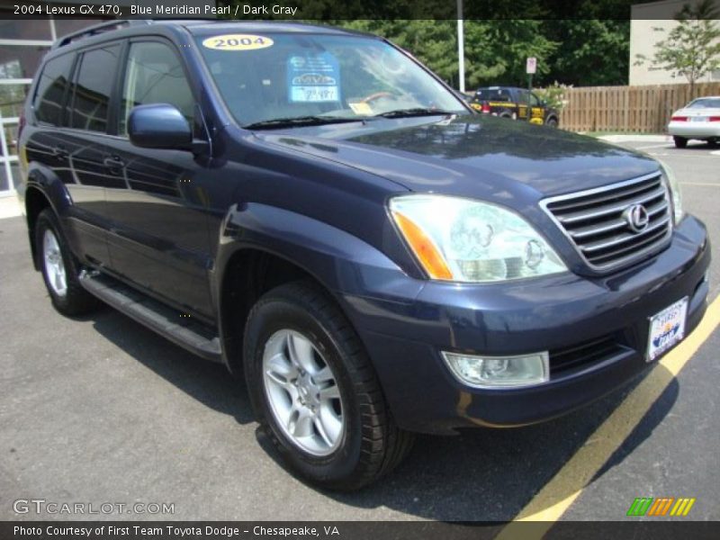 Blue Meridian Pearl / Dark Gray 2004 Lexus GX 470