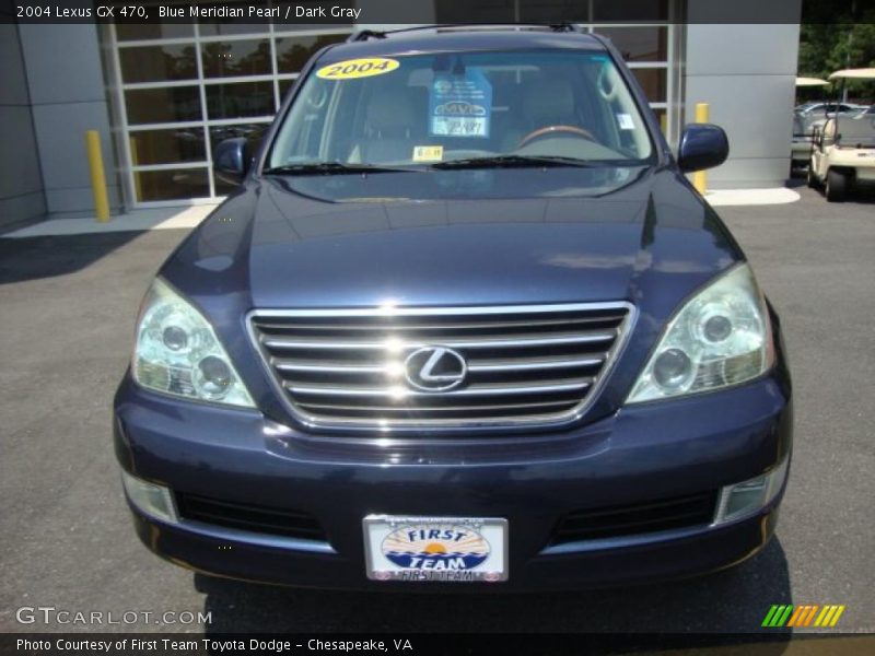 Blue Meridian Pearl / Dark Gray 2004 Lexus GX 470