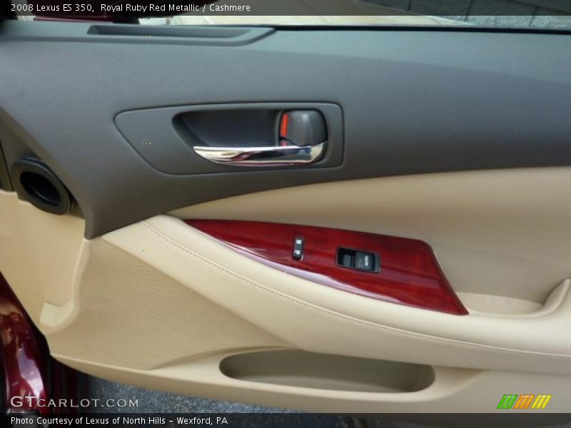 Royal Ruby Red Metallic / Cashmere 2008 Lexus ES 350
