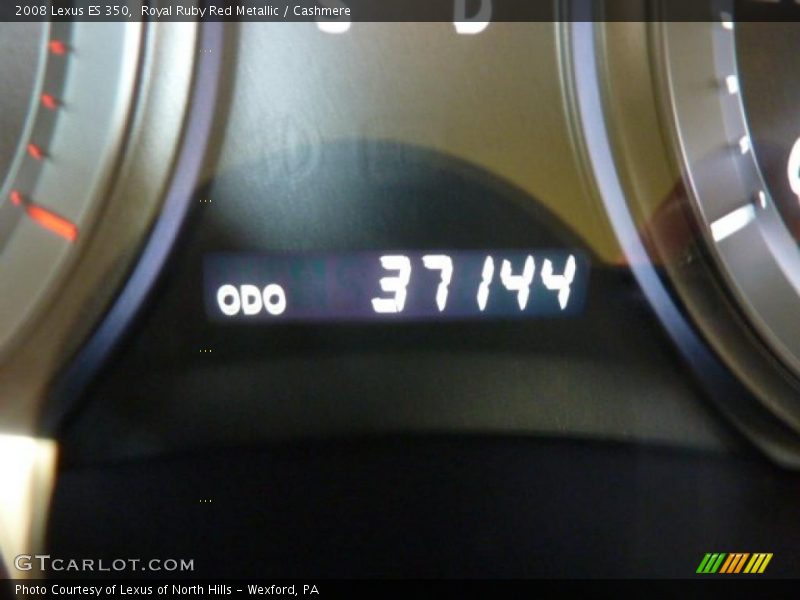 Royal Ruby Red Metallic / Cashmere 2008 Lexus ES 350