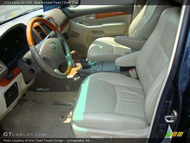 Blue Meridian Pearl / Dark Gray 2004 Lexus GX 470