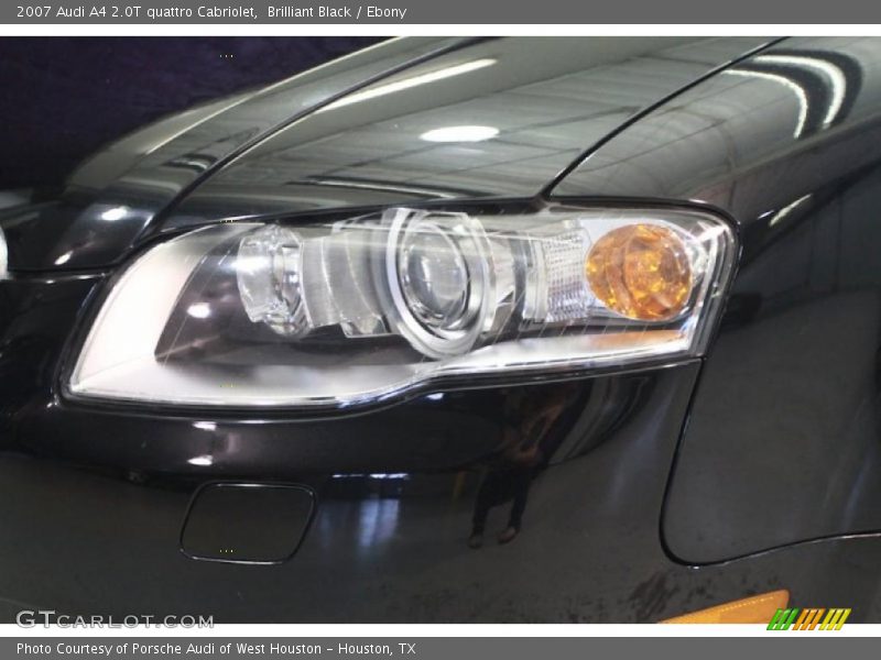 Brilliant Black / Ebony 2007 Audi A4 2.0T quattro Cabriolet