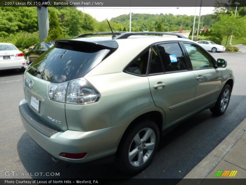 Bamboo Green Pearl / Ivory 2007 Lexus RX 350 AWD