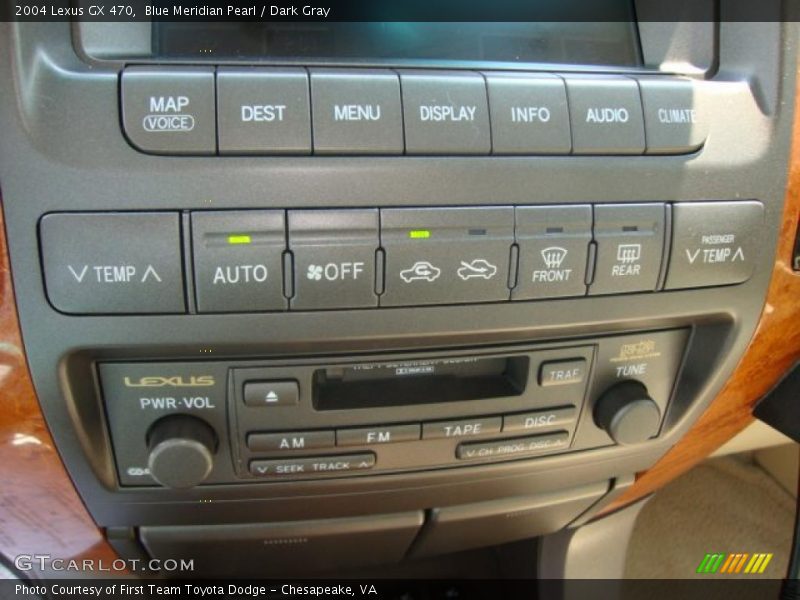 Blue Meridian Pearl / Dark Gray 2004 Lexus GX 470