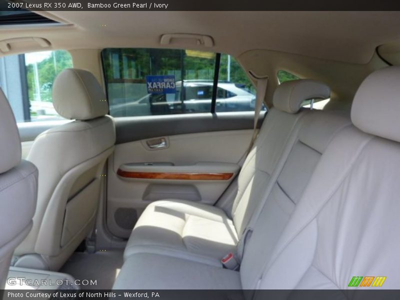 Bamboo Green Pearl / Ivory 2007 Lexus RX 350 AWD