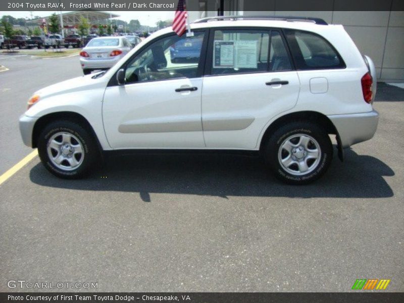Frosted White Pearl / Dark Charcoal 2004 Toyota RAV4
