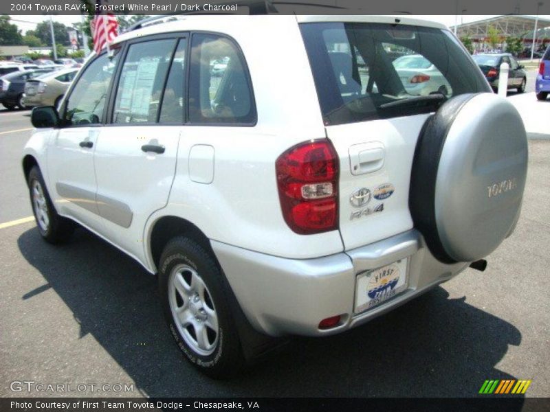Frosted White Pearl / Dark Charcoal 2004 Toyota RAV4