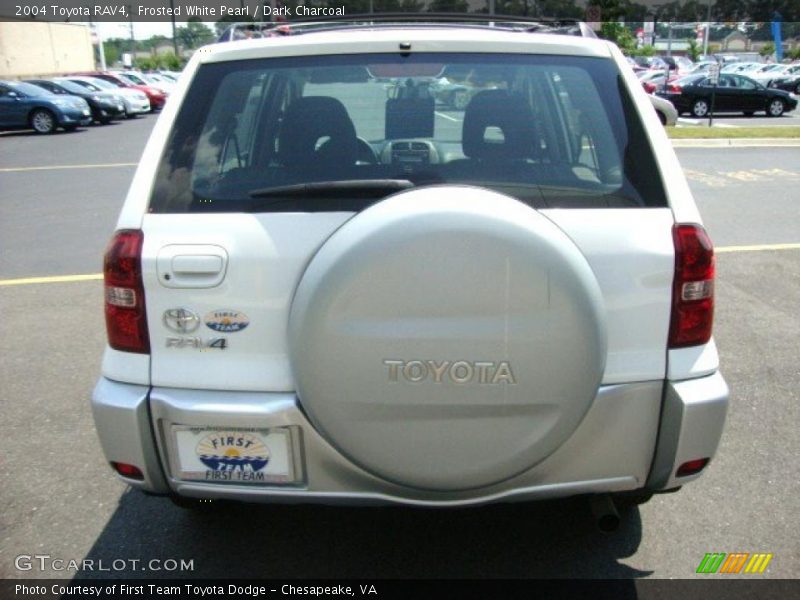 Frosted White Pearl / Dark Charcoal 2004 Toyota RAV4