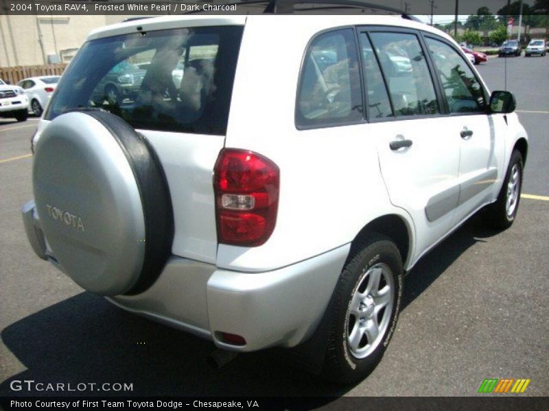 Frosted White Pearl / Dark Charcoal 2004 Toyota RAV4