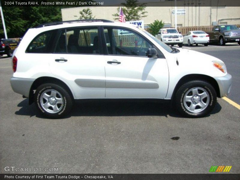 Frosted White Pearl / Dark Charcoal 2004 Toyota RAV4