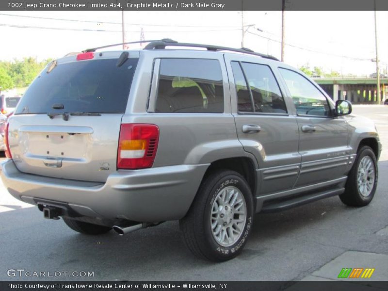 Graphite Metallic / Dark Slate Gray 2002 Jeep Grand Cherokee Limited 4x4