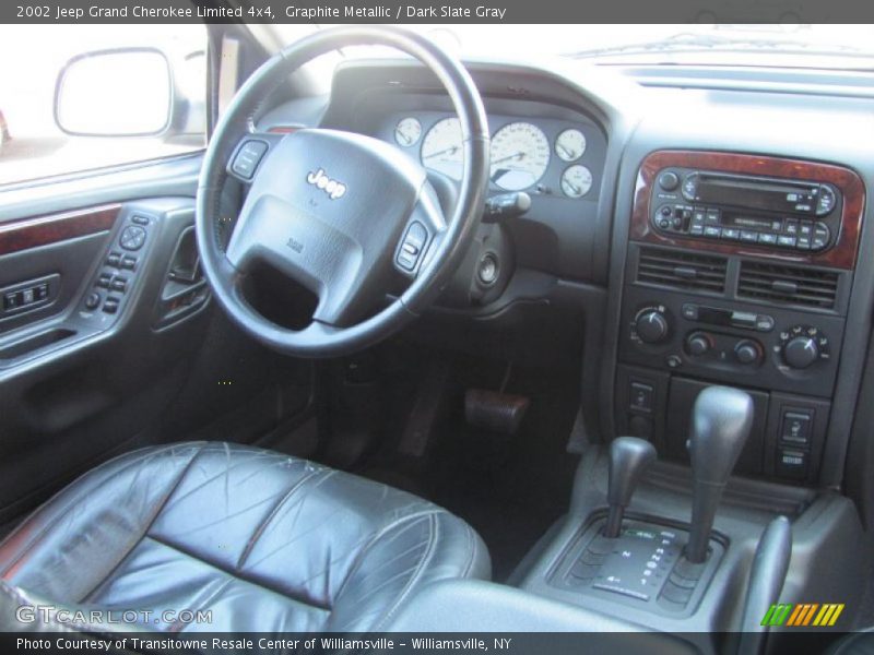 Graphite Metallic / Dark Slate Gray 2002 Jeep Grand Cherokee Limited 4x4