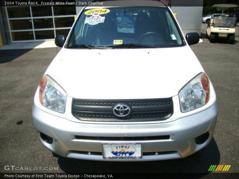 Frosted White Pearl / Dark Charcoal 2004 Toyota RAV4