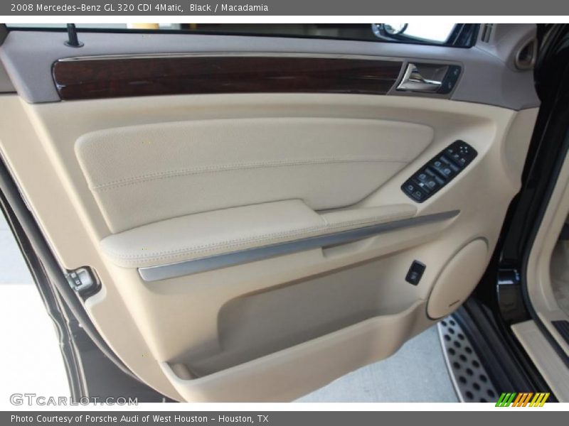 Black / Macadamia 2008 Mercedes-Benz GL 320 CDI 4Matic