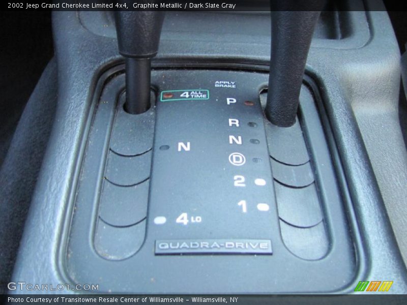 Graphite Metallic / Dark Slate Gray 2002 Jeep Grand Cherokee Limited 4x4
