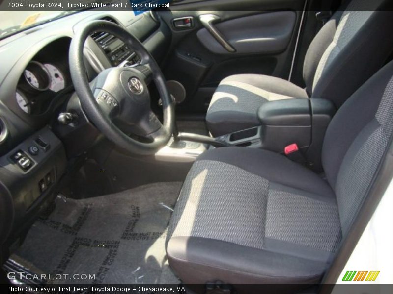 Frosted White Pearl / Dark Charcoal 2004 Toyota RAV4