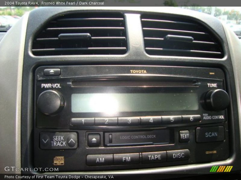 Frosted White Pearl / Dark Charcoal 2004 Toyota RAV4