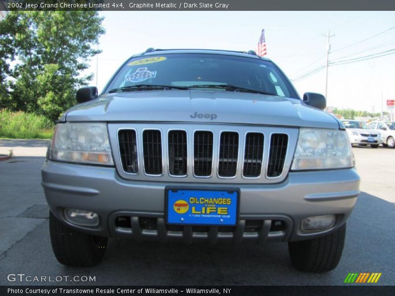 Graphite Metallic / Dark Slate Gray 2002 Jeep Grand Cherokee Limited 4x4