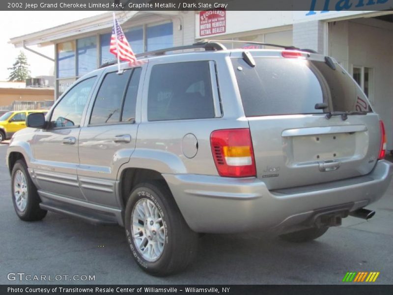 Graphite Metallic / Dark Slate Gray 2002 Jeep Grand Cherokee Limited 4x4