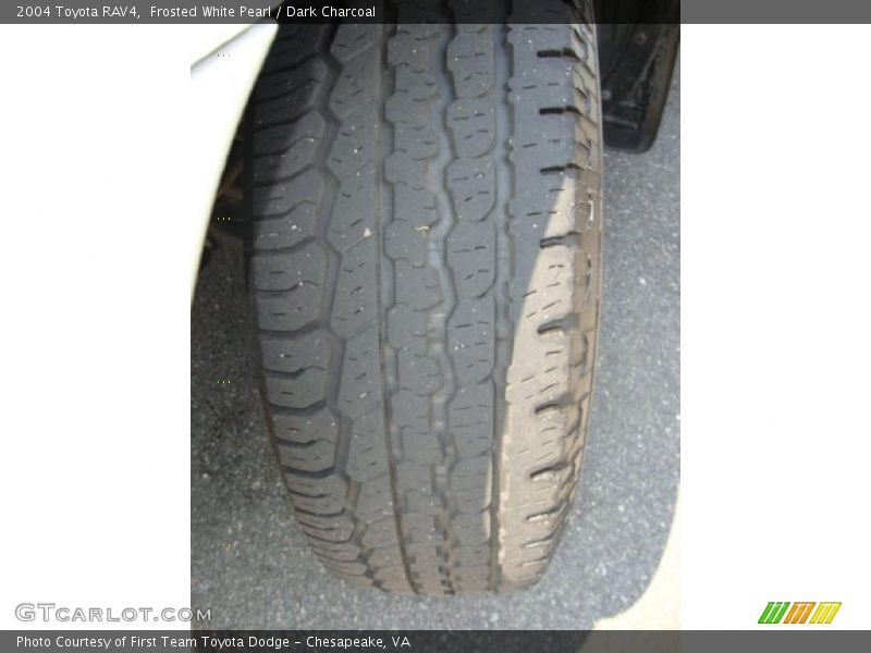 Frosted White Pearl / Dark Charcoal 2004 Toyota RAV4