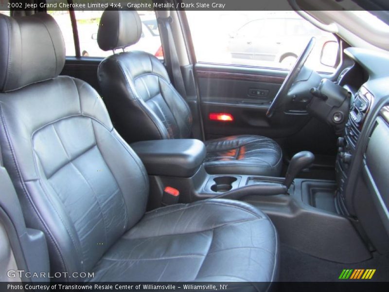 Graphite Metallic / Dark Slate Gray 2002 Jeep Grand Cherokee Limited 4x4