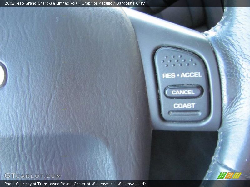Graphite Metallic / Dark Slate Gray 2002 Jeep Grand Cherokee Limited 4x4