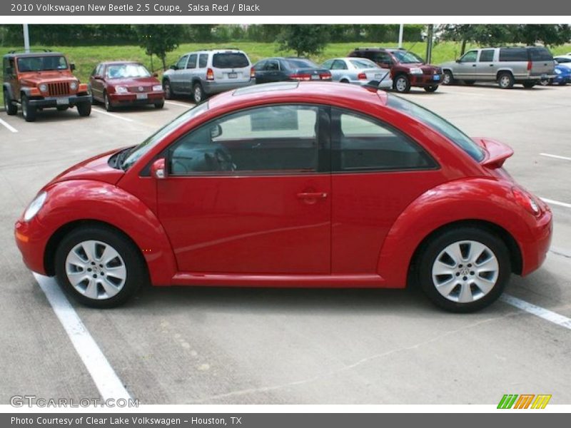Salsa Red / Black 2010 Volkswagen New Beetle 2.5 Coupe