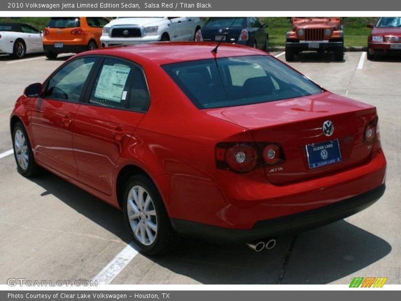 Salsa Red / Titan Black 2010 Volkswagen Jetta Limited Edition Sedan