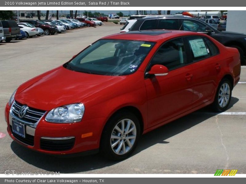 Salsa Red / Titan Black 2010 Volkswagen Jetta Limited Edition Sedan