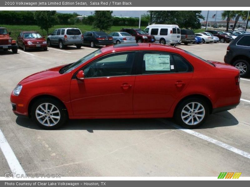 Salsa Red / Titan Black 2010 Volkswagen Jetta Limited Edition Sedan