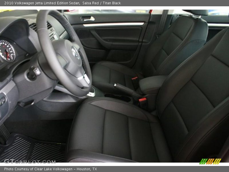 Salsa Red / Titan Black 2010 Volkswagen Jetta Limited Edition Sedan