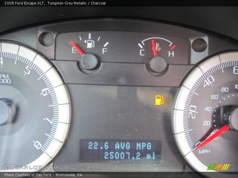 Tungsten Grey Metallic / Charcoal 2008 Ford Escape XLT