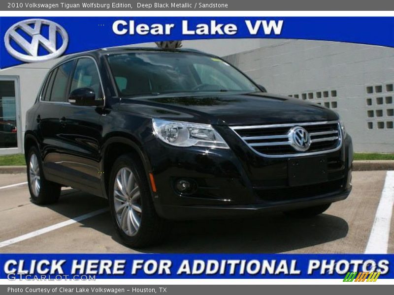 Deep Black Metallic / Sandstone 2010 Volkswagen Tiguan Wolfsburg Edition