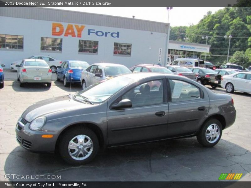 Graphite Metallic / Dark Slate Gray 2003 Dodge Neon SE