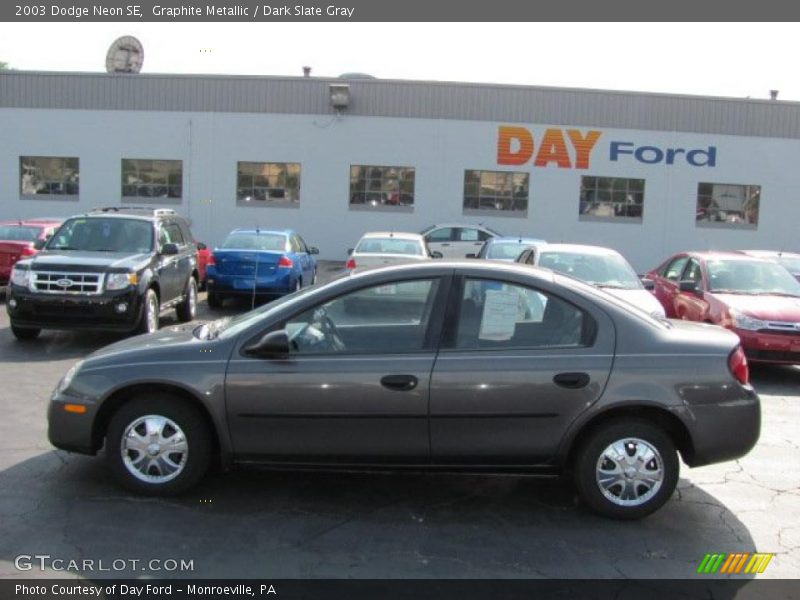 Graphite Metallic / Dark Slate Gray 2003 Dodge Neon SE