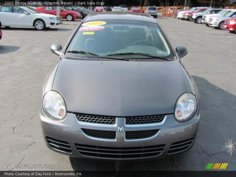Graphite Metallic / Dark Slate Gray 2003 Dodge Neon SE