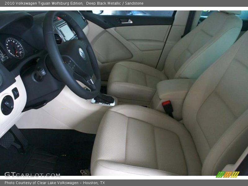 Deep Black Metallic / Sandstone 2010 Volkswagen Tiguan Wolfsburg Edition