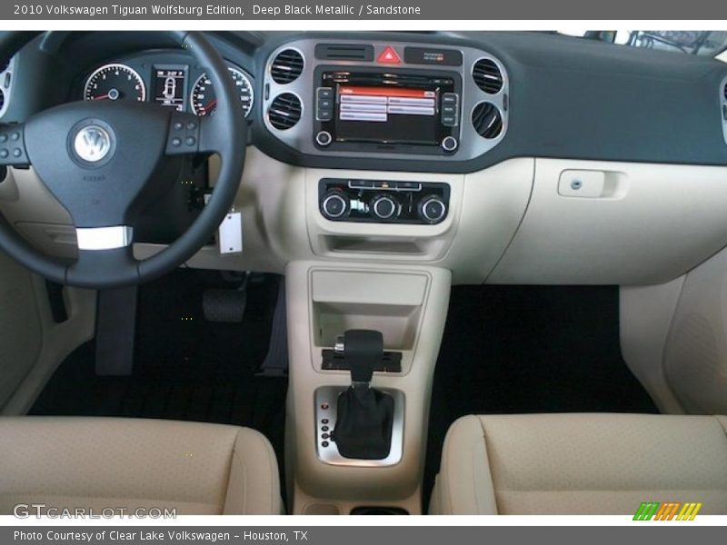 Deep Black Metallic / Sandstone 2010 Volkswagen Tiguan Wolfsburg Edition