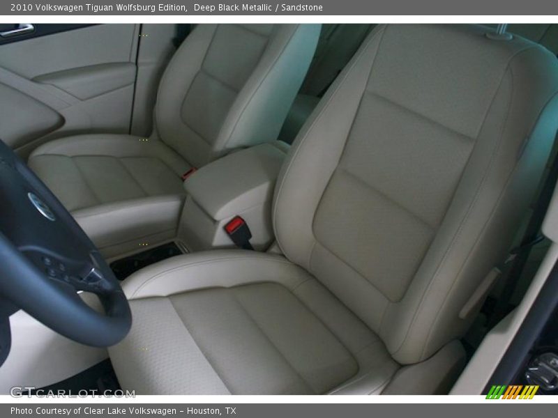 Deep Black Metallic / Sandstone 2010 Volkswagen Tiguan Wolfsburg Edition