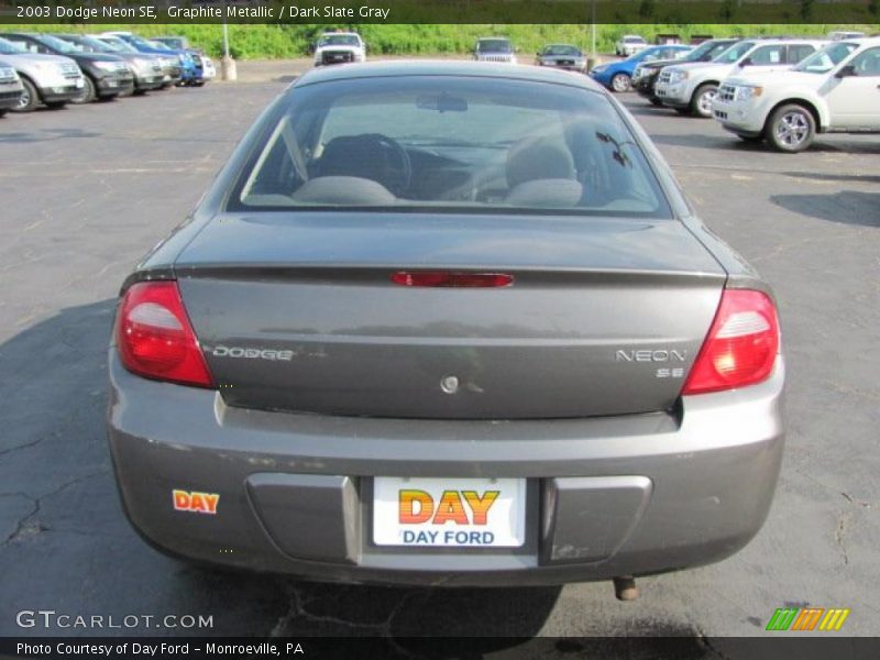 Graphite Metallic / Dark Slate Gray 2003 Dodge Neon SE