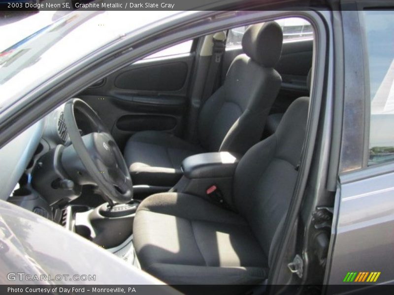 Graphite Metallic / Dark Slate Gray 2003 Dodge Neon SE